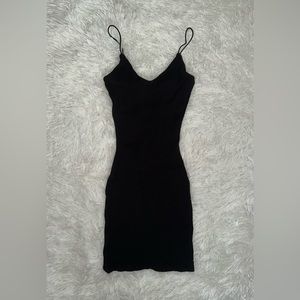 Black stretch dress